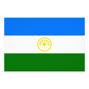 Foto Bandera Patriótica de Bashkortostán