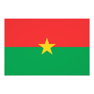 Foto Bandera patriótica de Burkina Faso