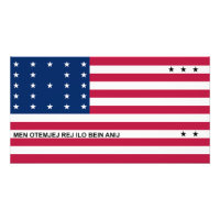 Bandera patriótica del atolón Bikini