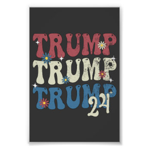 Foto Bandera Patriótica Norteamericana Trump 2024 4 De 