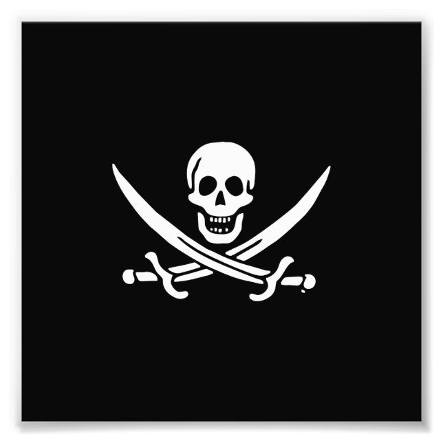 Foto Bandera pirata de Jolly roger (Frente)