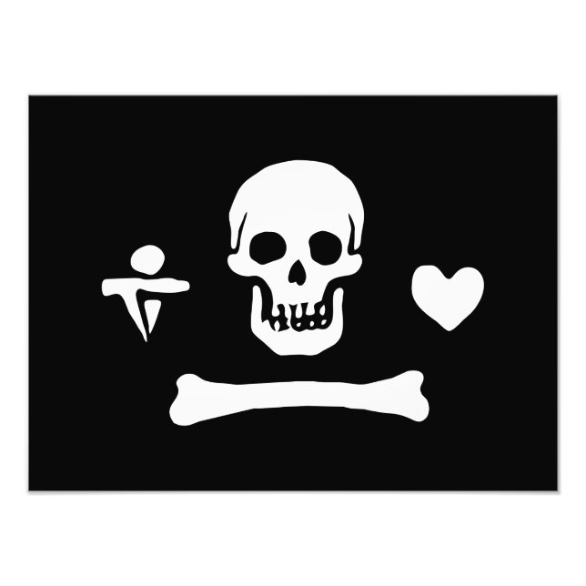 Foto Bandera pirata Stede Bonnet Jolly Roger (Frente)