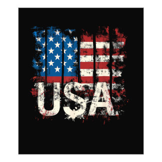 Foto Bandera Retro Americana USA 4 de julio