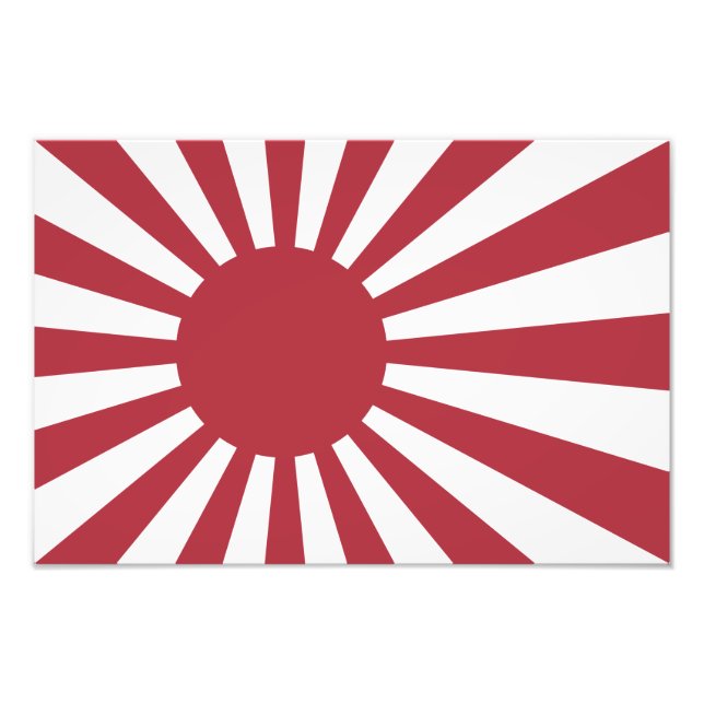 Foto Bandera solar imperial en ascenso de Japón, Edo a  (Frente)