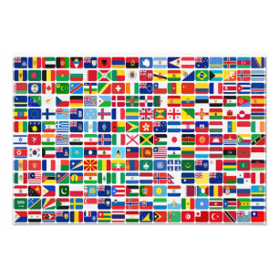 Foto Banderas de la nación de todos los países del mund