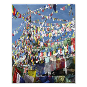 Foto Banderas de oración tibetanas
