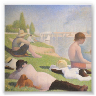 Foto Baños en Asnieres por Georges Seurat