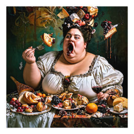 Foto "Banquete de Caos" Obra de Arte Surrealista Colori