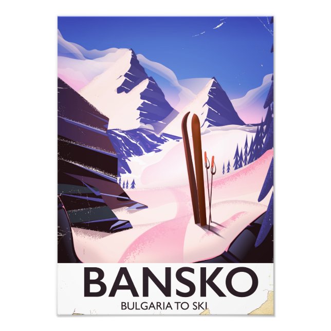 Foto Bansko Bulgaria Para Esquiar (Frente)