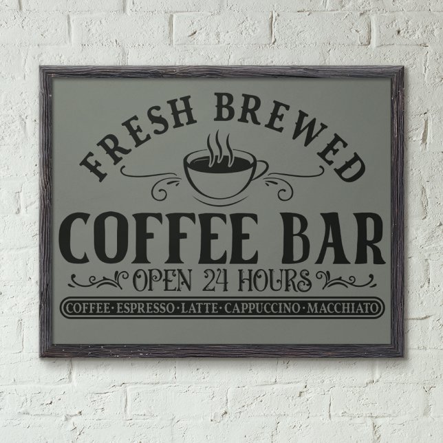 Foto Bar rústico de café negro y gris (Subido por el creador)