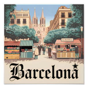Foto Barcelona España vintage