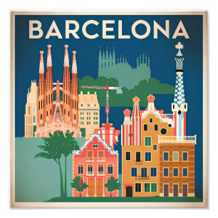 Foto Barcelona España vintage