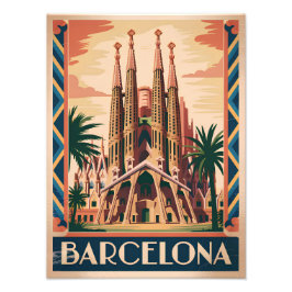 Foto Barcelona España vintage