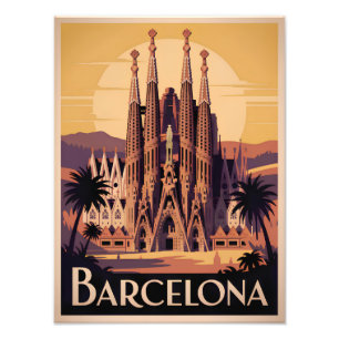 Foto Barcelona España vintage