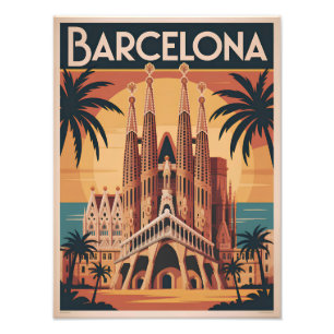 Foto Barcelona España vintage