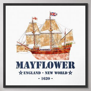 Foto Barco al alza del Mayflower - Inglaterra al nuevo 