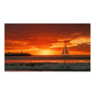 Foto Barco de vela al atardecer - Marina Del Rey, CA
