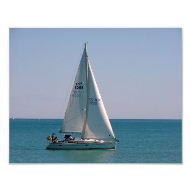 Foto Barco velero en el Mediterráneo (Frente)
