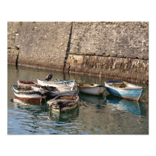 Foto Barcos antiguos Mevagissey Cornwall England