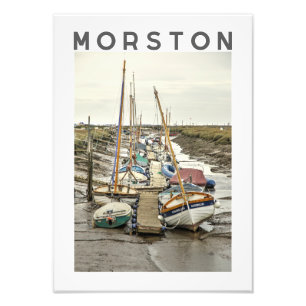 Foto Barcos de Morston en marea baja, North Norfolk