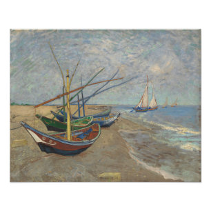 Foto Barcos de pesca en la playa de Les Saintes-Maries