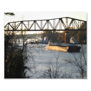 Foto Barcos del tirón en el río Black Warrior