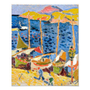 Foto Barcos en el Puerto de Collioure Andre Derain