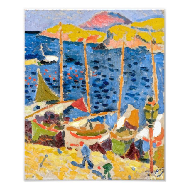 Foto Barcos en el puerto de Collioure | Andre Derain | (Frente)