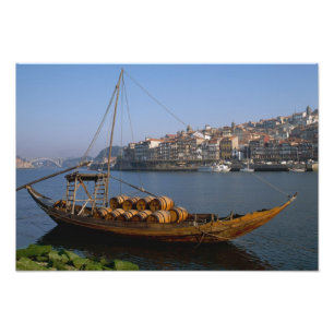 Foto Barcos Rabelo, Oporto, Portugal