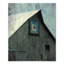 Barn Quilt Grunge
