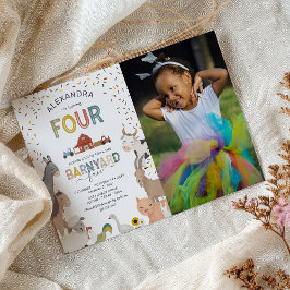 Foto Barnyard Farm 4ª Invitación por cumpleaños