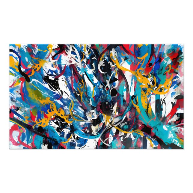 Foto Barrido abstracto de pintura (Frente)