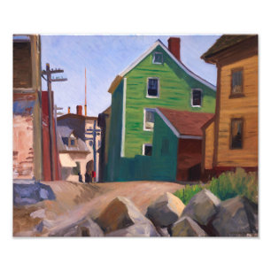 Foto Barrio italiano, Gloucester   Edward Hopper  