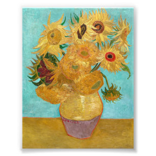 Foto Base con doce girasoles de Vincent Van Gogh