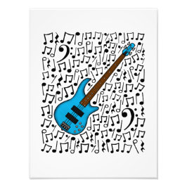Foto Bass Guitar Musical Notes Battend Musisisist