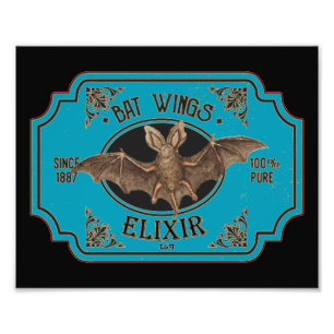Foto BAT WINGS ELIXIR divertida Halloween