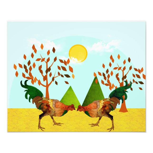 Foto Batalla de gallos (Frente)