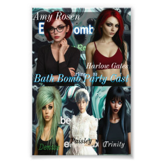 Foto Bath Bomb Party Cast Print