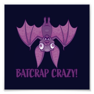 Foto Batshit Crazy Wacky Personalizado Bat