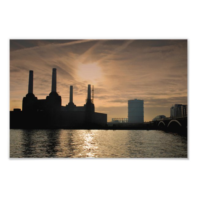 Foto Battersea Power Station River Thames Londres (Frente)
