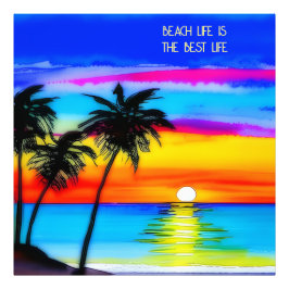 Foto Beach Life es lo mejor. Palmeras, océano, sol