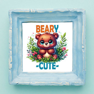Foto Beary Cute. Personalizado de Oso de Teddy sonriend