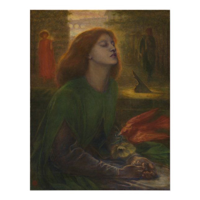 Foto Beata Beatrix por Dante Gabriel Rossetti (Frente)