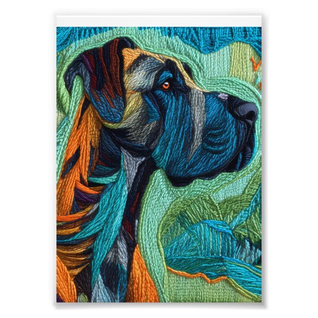 Foto Beautiful detailed unique style Great Dane art  (Frente)