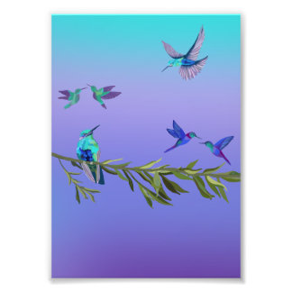 Foto Beautiful love birds wall art poster