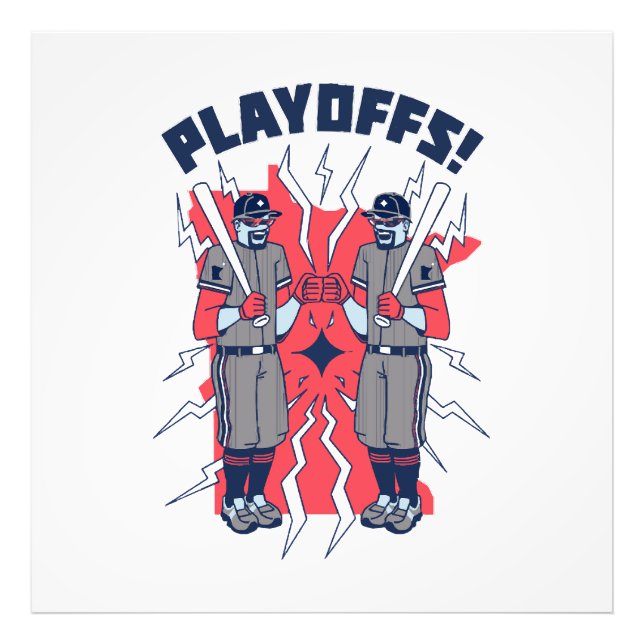 Foto Béisbol de playoffs de Minnesota (Frente)