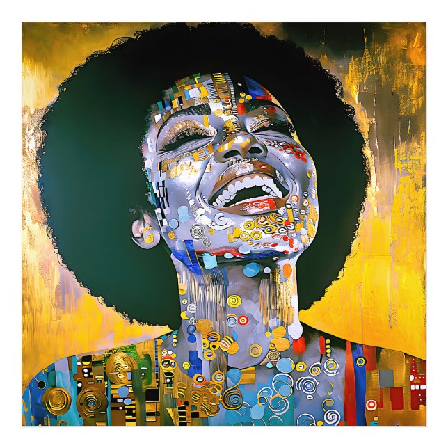 Foto "Belleza sin límites en oro" (Frente)