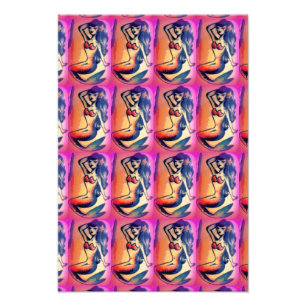 Foto bellezas oscuro-haired de la sirena