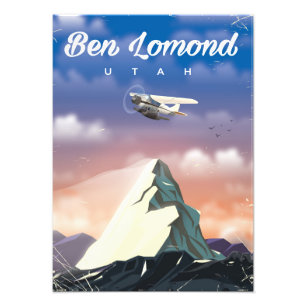 Foto Ben Lomond, afiche de viaje de Utah