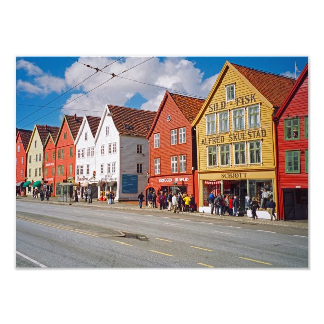 Foto Bergen (Noruega) (Frente)